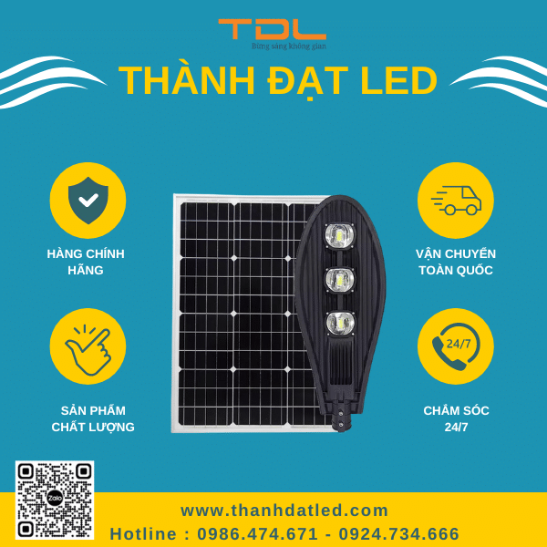 Đèn năng lượng mặt trời chiếc lá 150W (TDL-NLL150)
