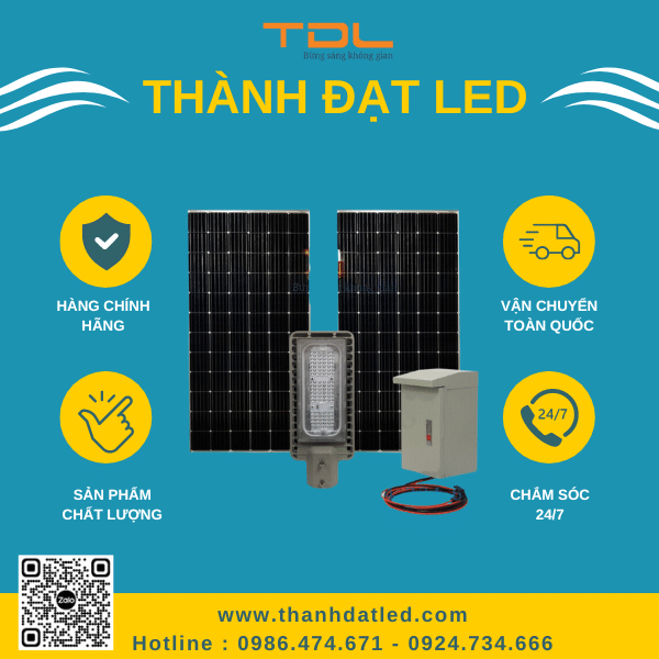 Đèn năng lượng mặt trời cao cấp 60W (TDL-391DNL60)