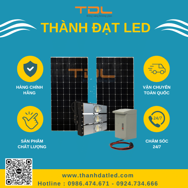 Đèn năng lượng mặt trời cao cấp 60W (TDL-NLDAS60)
