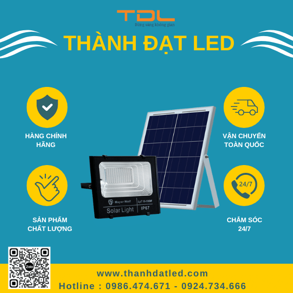 Đèn Năng Lượng Mặt Trời Giá Rẻ 200W (TDL-FNLCO200)