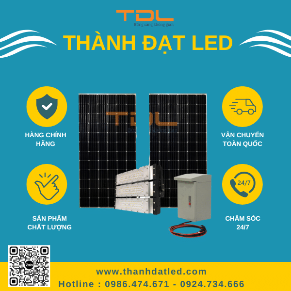 Đèn năng lượng mặt trời cao cấp 60W (TDL-NLDAS60)