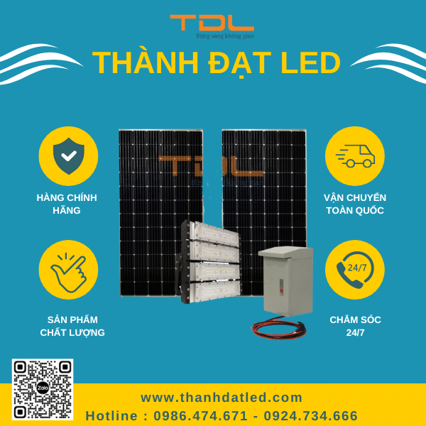 Đèn năng lượng mặt trời cao cấp 60W (TDL-NLDAS60)