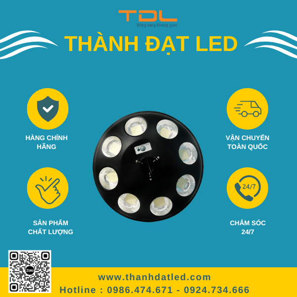 Đèn năng lượng mặt trời sân vườn 250W (TDL-NLFO250)