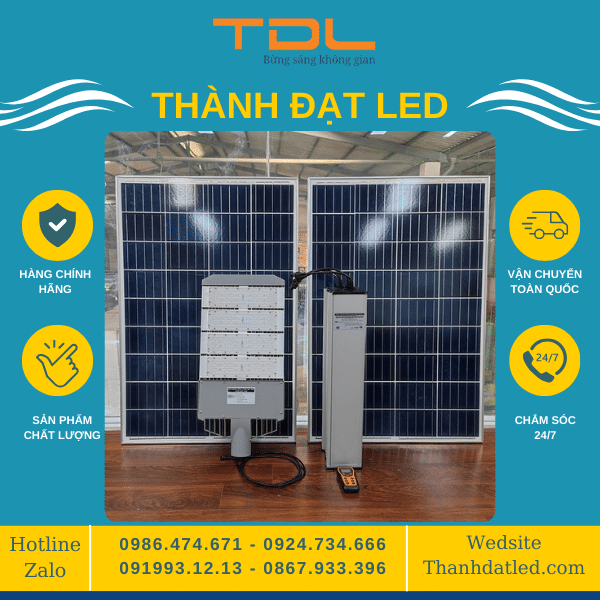 Đèn đường năng lượng dự án 80w 100w 60ah 72ah 84ah 96ah 102ah