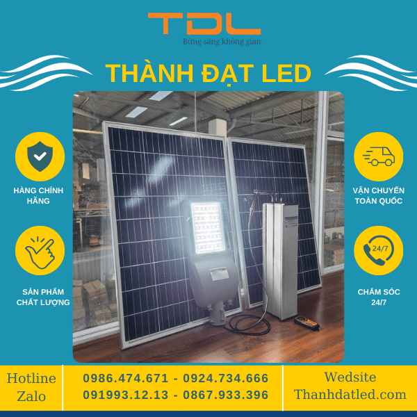 Đèn đường năng lượng dự án 80w 100w 60ah 72ah 84ah 96ah 102ah