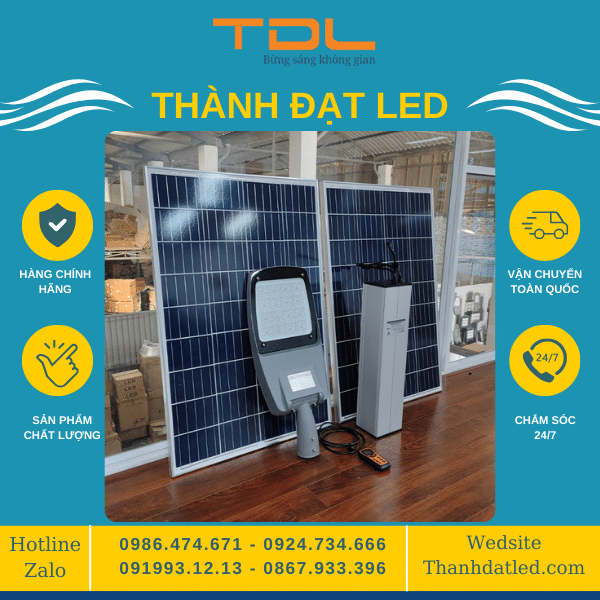 Đèn đường năng lượng dự án 80w 100w 60ah 72ah 84ah 96ah 102ah