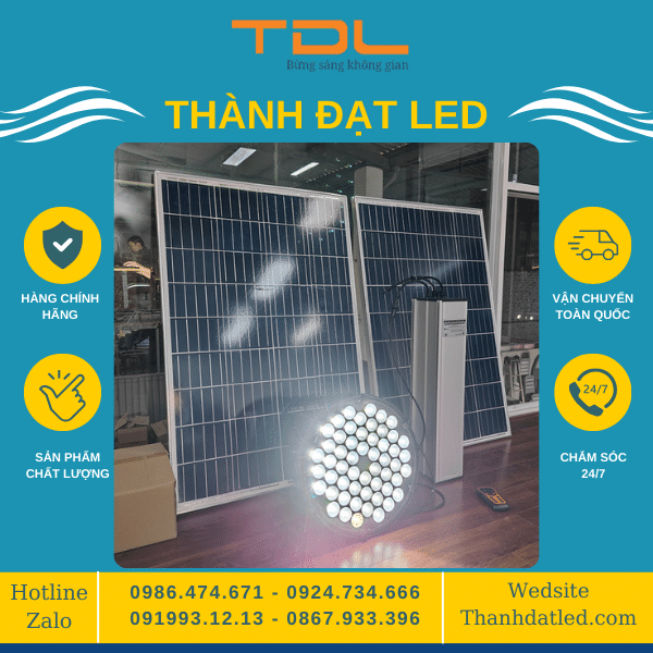 Đèn pha năng lượng dự án 80w 100w 60ah 72ah 84ah 96ah 102ah