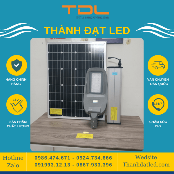 Đèn đường năng lượng dự án 60w 80w 24ah 30ah 42ah 54ah 60ah 80ah