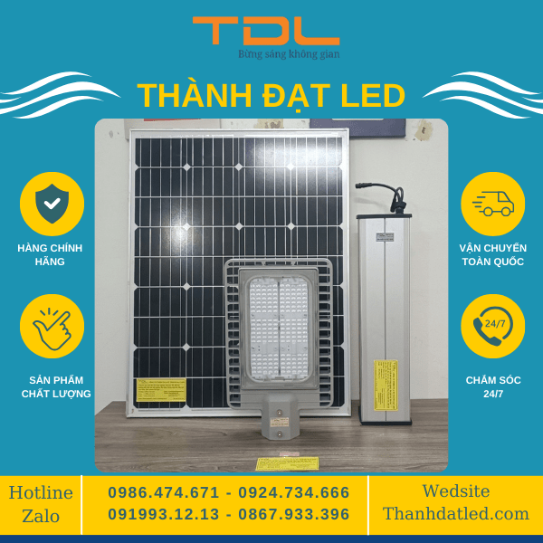 Đèn đường năng lượng dự án 60w 80w 24ah 30ah 42ah 54ah 60ah 80ah