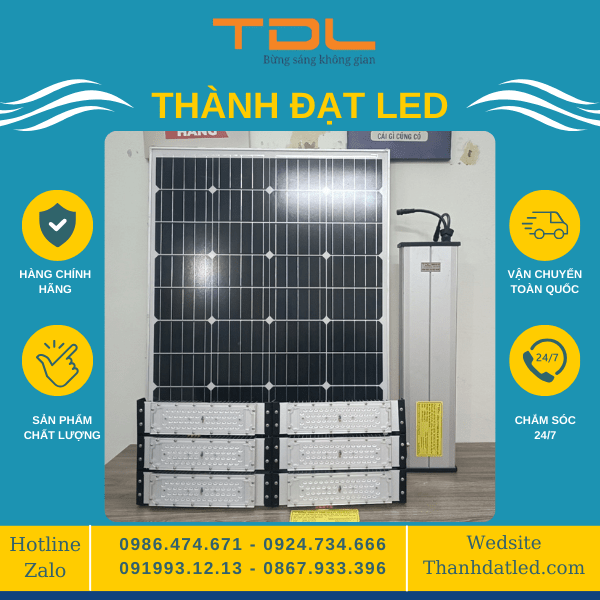 Đèn pha năng lượng dự án 60w 24ah 30ah 42ah 54ah 60ah 80ah